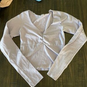 brandy melville lavender long sleeve top